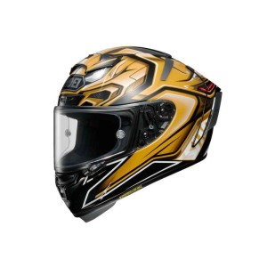 SHOEI X-FOURTEEN AERODYNE TC-9 GOLD