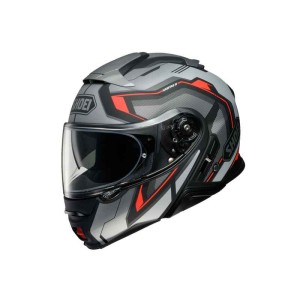 SHOEI NEOTEC2 RESPECT TC-5 MATTE GRE/RED