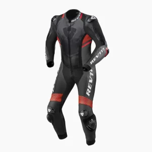 REV'IT QUANTUM 2 1-PIECE BLACK/RED EU54