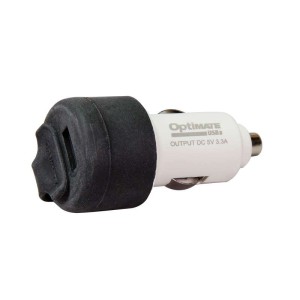 OptiMate USB O-106, 3300mA dual output USB charger, with AUTO plug