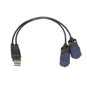 OptiMate USB O-110, USB Y-splitter, with weatherproof connection system