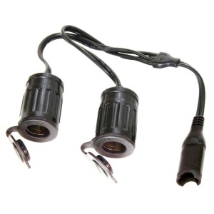 OptiMate CABLE O-26, Y-splitter, SAE in to 2 x AUTO socket out