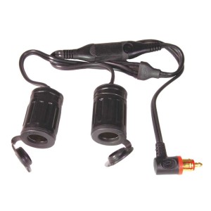 OptiMate CABLE O-36, Y-splitter, BIKE 90° plug in, 2 x AUTO socket out