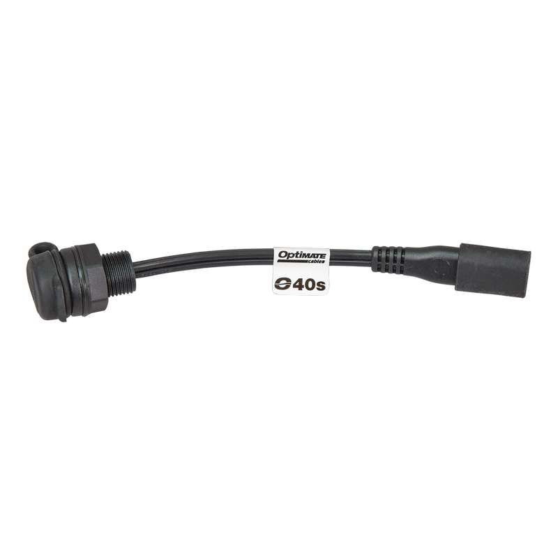 OptiMate CABLE O-40s, Weatherproof SAE socket, panel mount