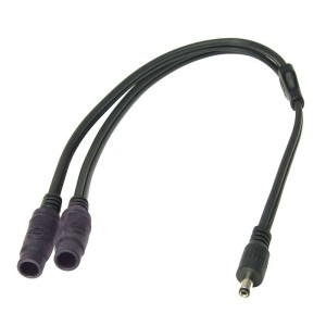OptiMate CABLE O-45, Y-splitter, DC2.5mm plug IN to 2 x DC2.5mm socket OUT