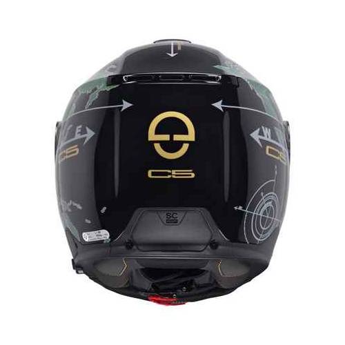 SCHUBERTH C5 DOT Graphic Globe Green - Image 6