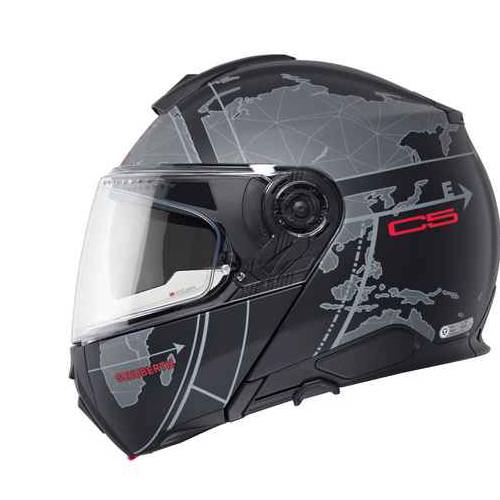 SCHUBERTH C5 DOT Graphic Globe Black - Image 2