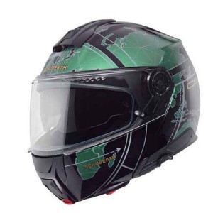 SCHUBERTH C5 DOT Graphic Globe Green