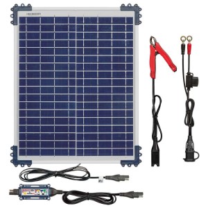 OptiMate Solar DUO 20W, TM522-D2, 6-step 12V / 12.8V 1.67A sealed solar battery saving charger & maintainer