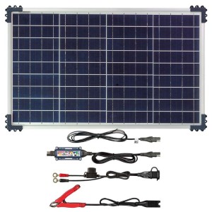 OptiMate Solar DUO 40W, TM522-D4, 6-step 12V / 12.8V 3.33A sealed solar battery saving charger & maintainer