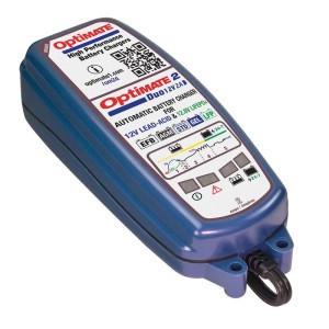 OptiMate 2 DUO, TM551, 5-step 12V / 12.8V 2A sealed battery maintainer
